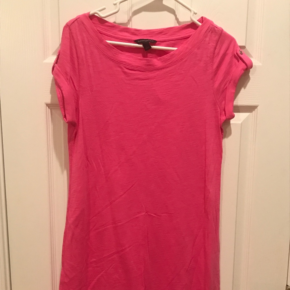 Pink Banana Republic dress